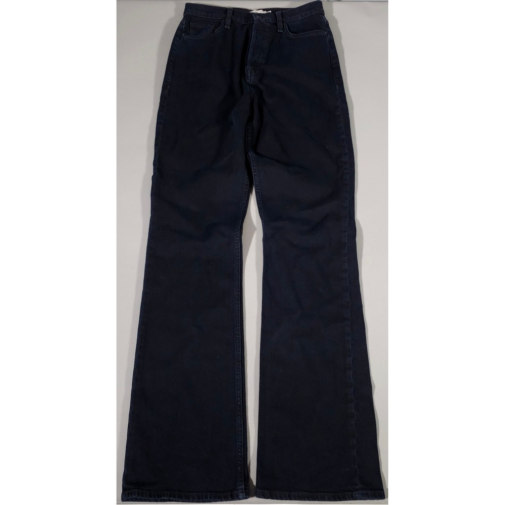 Hudson Faye Ultra High-Rise Flare Jeans Womens 29 Dark Indigo Blue Bootcut NWT